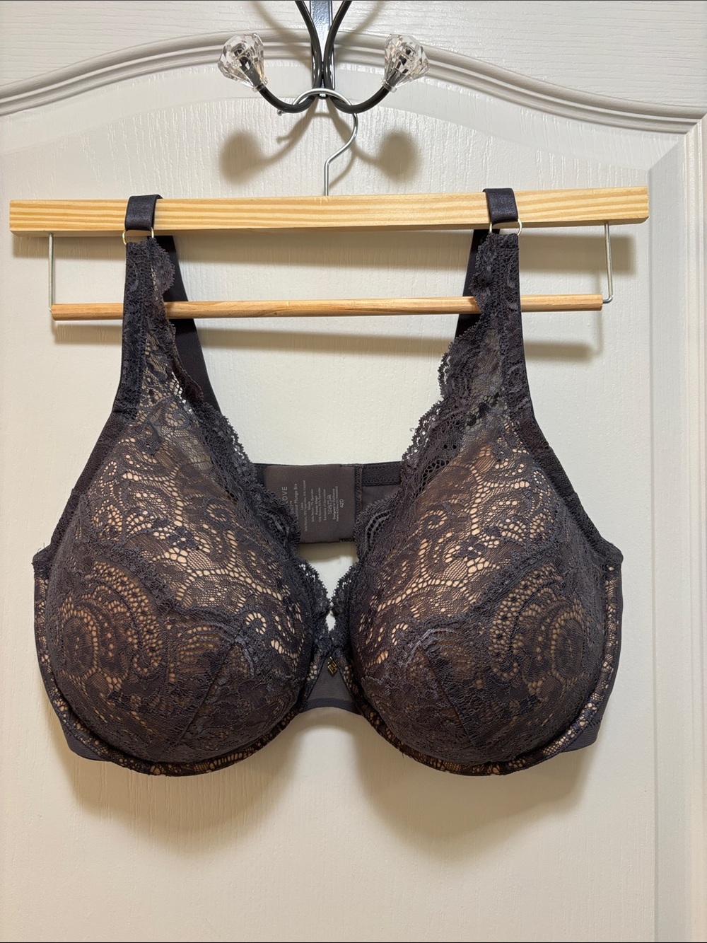 ThirdLove Lace Underwire Bra in Dark Gray - Women's Intimates